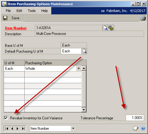 Gp Purchase Order Microsoft Dynamics GP Inventory cost variance on PO’s (with video ...