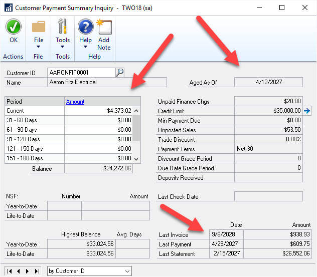 My Favorite Microsoft Dynamics GP Receivables Inquiry Window – Belinda ...